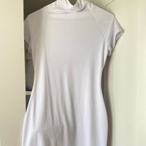 Mock neck dress